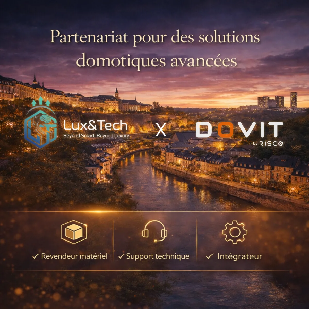 Partenariat Lux&Tech et DOVIT